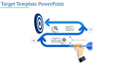 target template powerpoint-Target Template Powerpoint-2-Blue